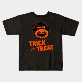 Halloween Trick Or Treat Kids T-Shirt